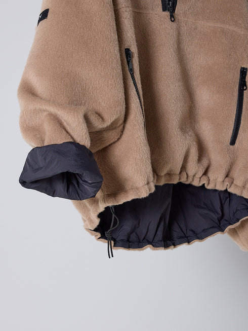 【 予約:12月中旬~下旬 】SHAGGY HALF ZIP JK /Y254-41126-3
